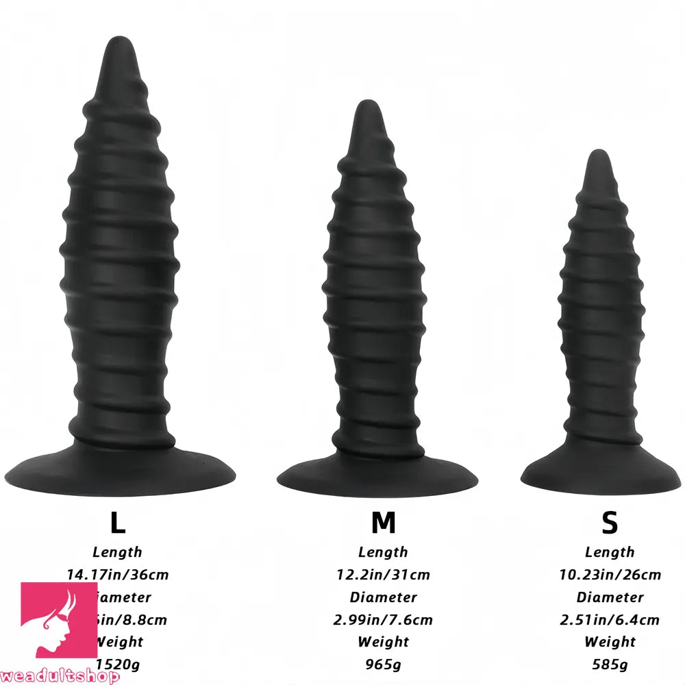 10.23in 12.2in 14.17in Extra Large Long Silicone Tip Anal Plug Penis Dildo