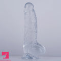 7.87in Realistic Penis PVC Skin Feel Phallus Skin Sex Toy For Women