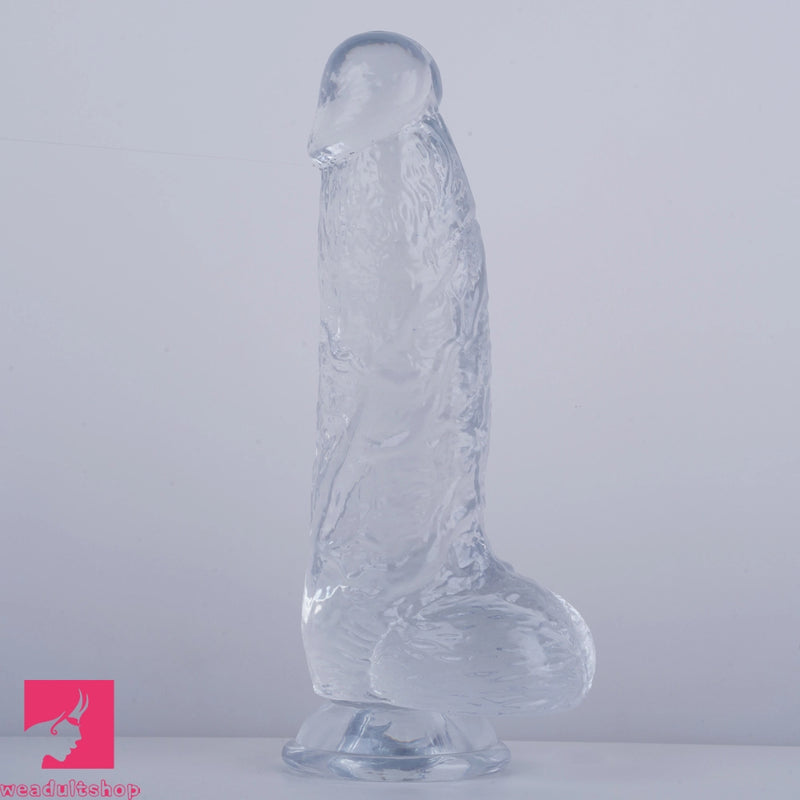 7.87in Realistic Penis PVC Skin Feel Phallus Skin Sex Toy For Women