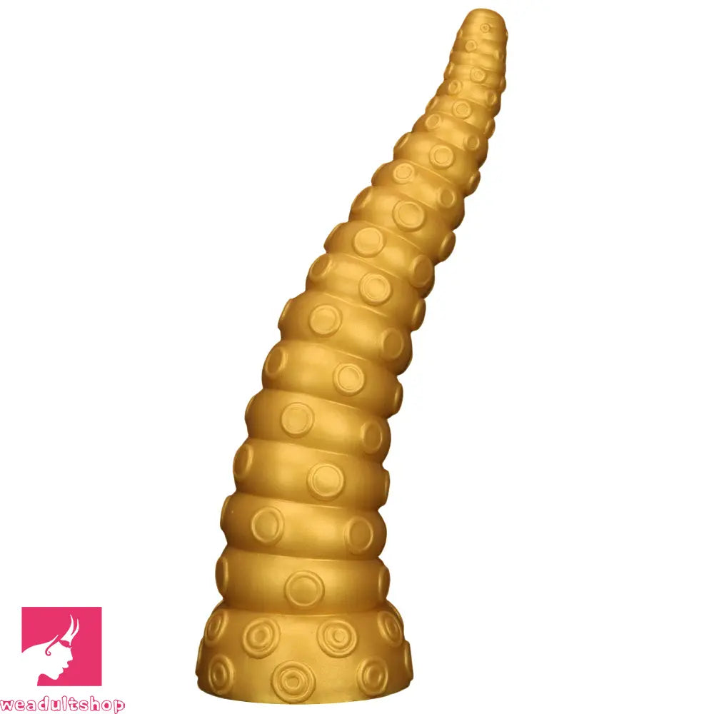 15in Gold Silicone Octopus Legs Extra Large Thick Long Dildo For Women