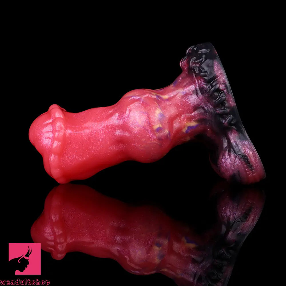 5.43in Horse Knot Silicone Fantasy Dildo For G Spot Sex Anal Toy Play