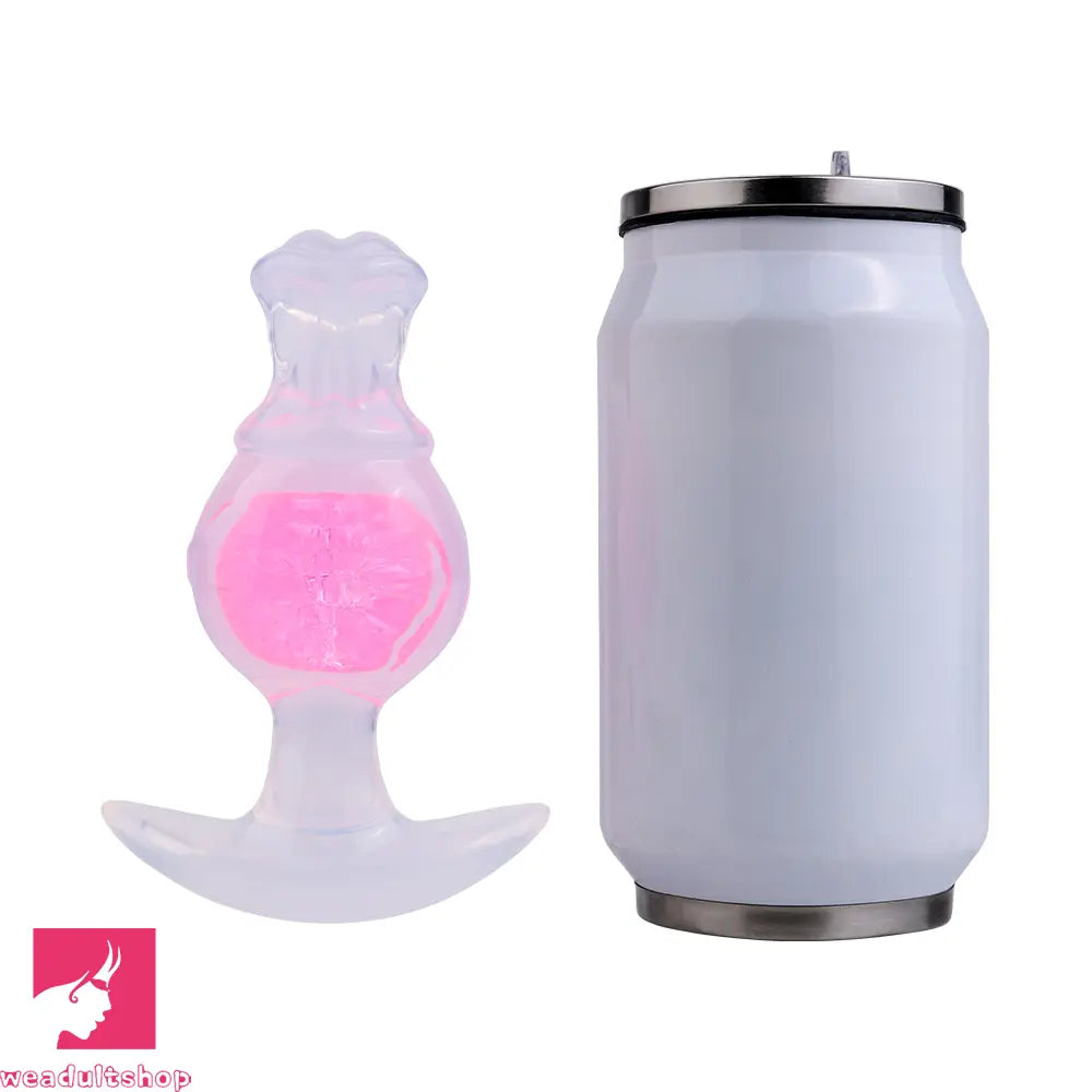 5.04in Silicone Anal Plug Vaginal Massager & Anus Stimulator Cock Toy