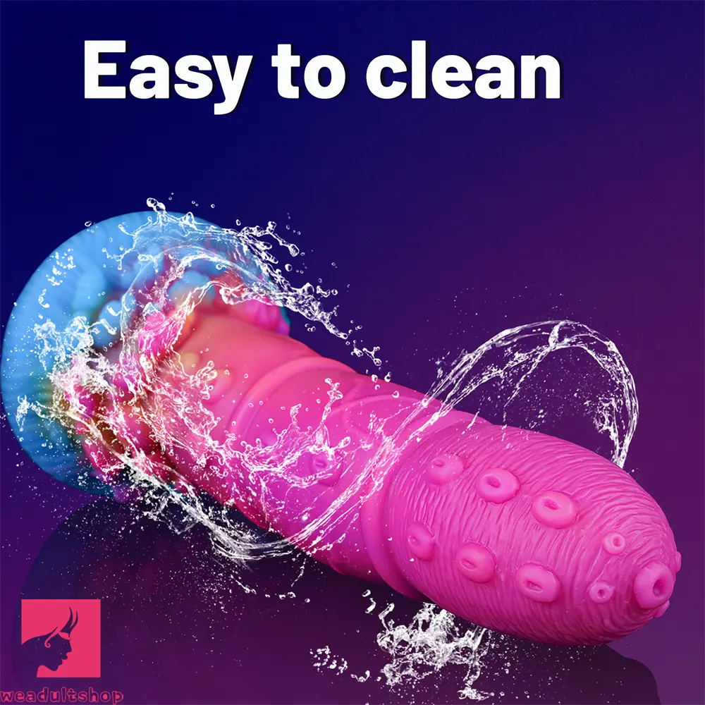 7.68in Liquid Silicone Soft Fantasy Odd Dildo For Women Vaginal Cock