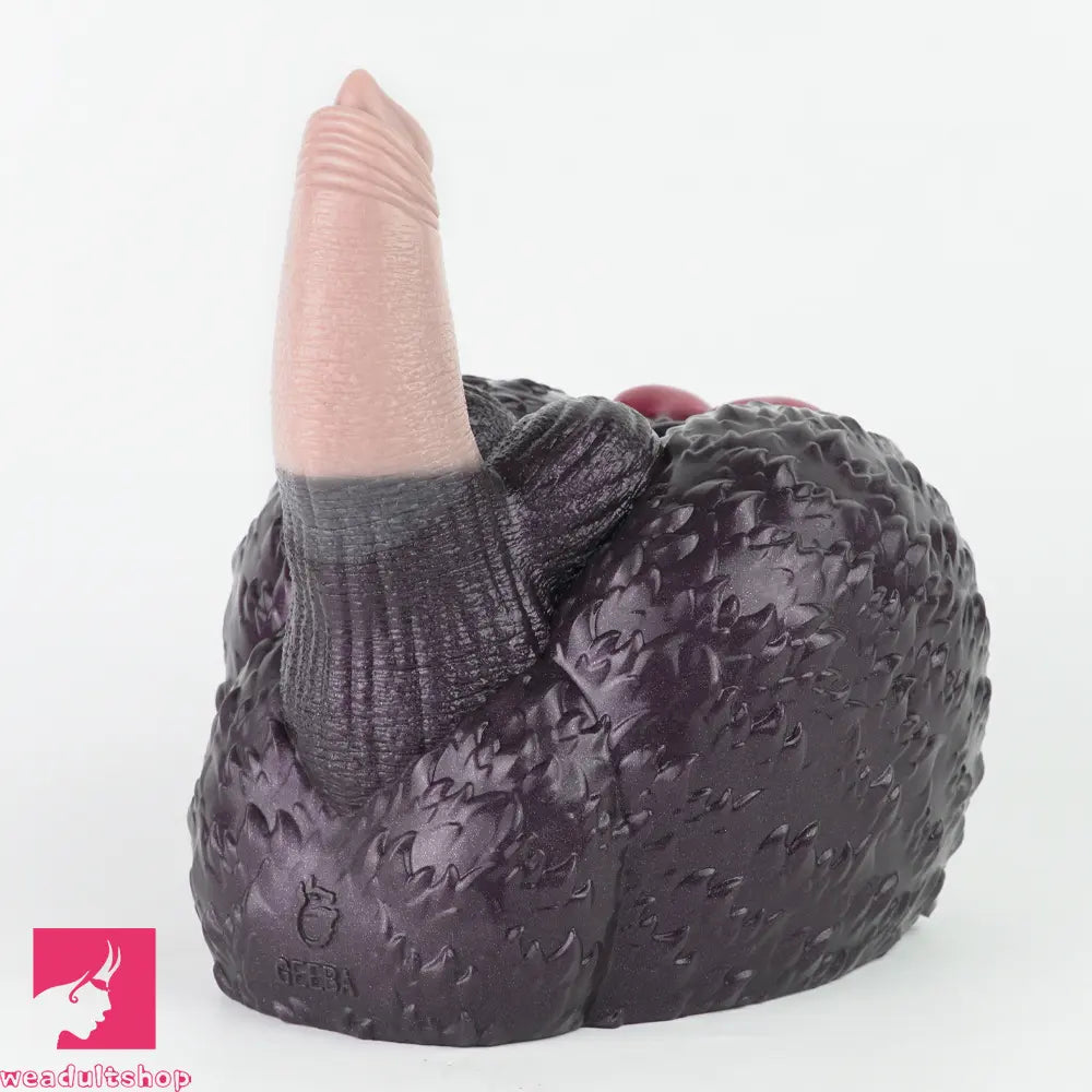 8.26in Dog Fantasy Silicone Dildo With Masturbator G-Spot Sensory Love