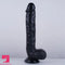 11in PVC Big Dildo Real Man Penis Huge Dildo For Women G-spot Clit Anus