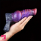 7.48in Silicone Penis Sleeve With Cock Ring Fantasy Vaginal Hollow Dildo