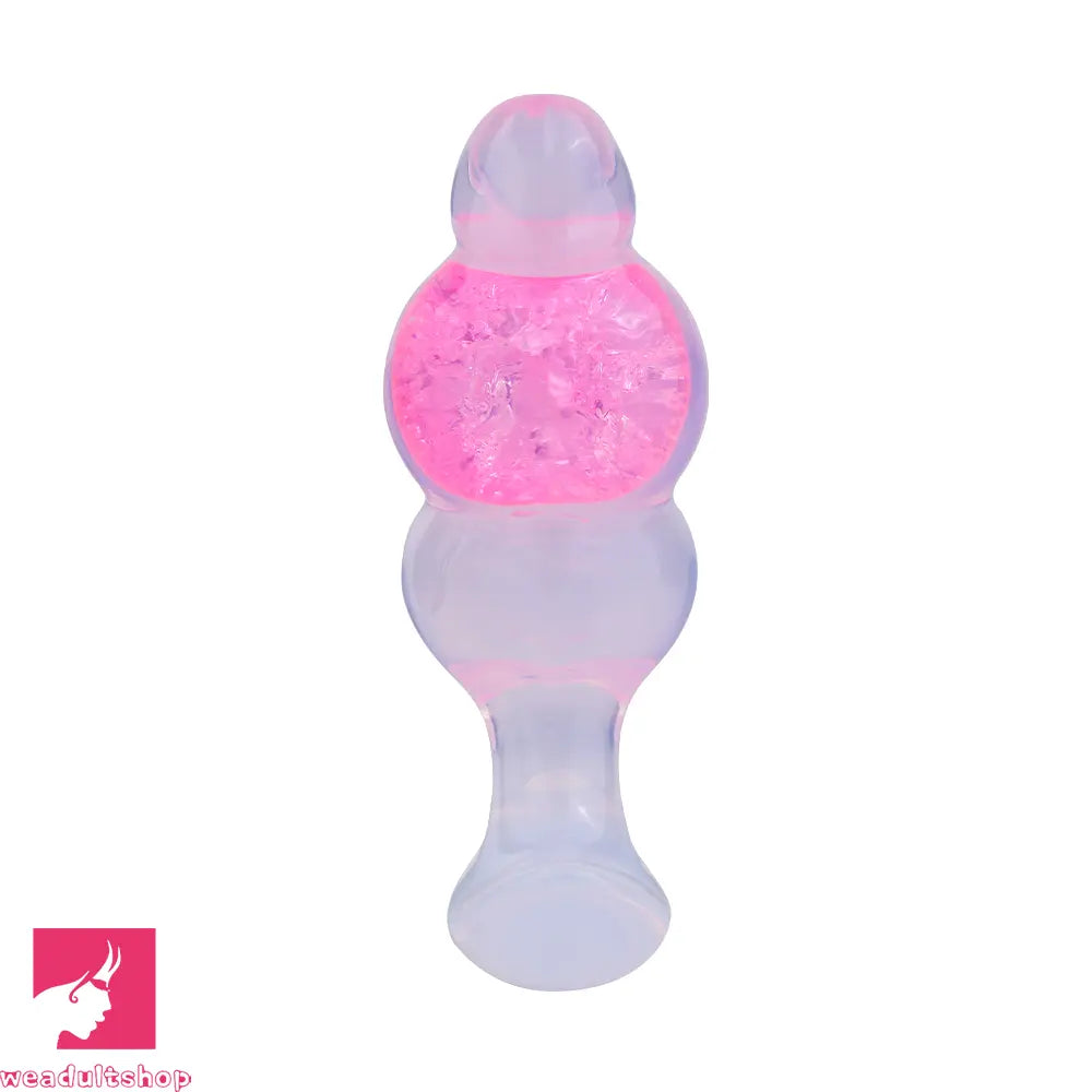 4.92in Silicone Anal Plug Dildo Realistic Design Masturbation Aid Toy