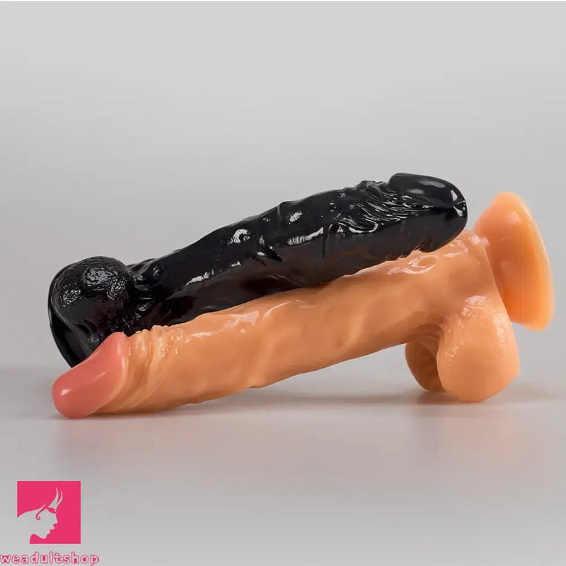 9.84in Big Real PVC Skin Dildo For Female Male Toy With Suction Cup