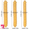 19.68in Silicone Long Large Double Head Threaded Fat Anal Plug Cock Dildo