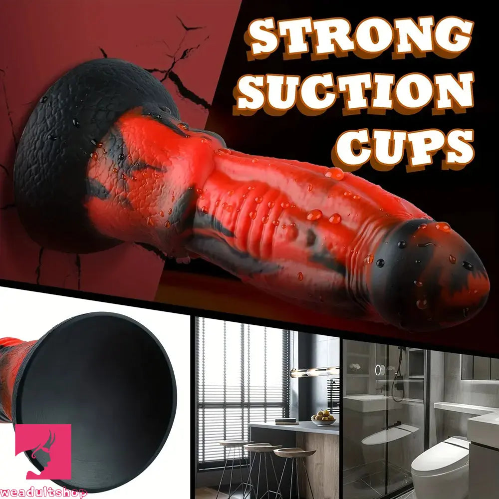 8.5in Monster Snake Silicone Fantasy Thick Dildo Cock Prostate Massager