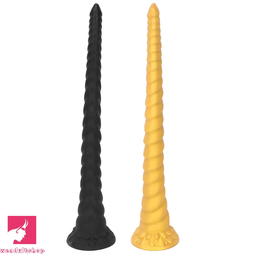 22.04in Liquid Silicone Super Long Texture Anal Plug Large Soft Sex Dildo