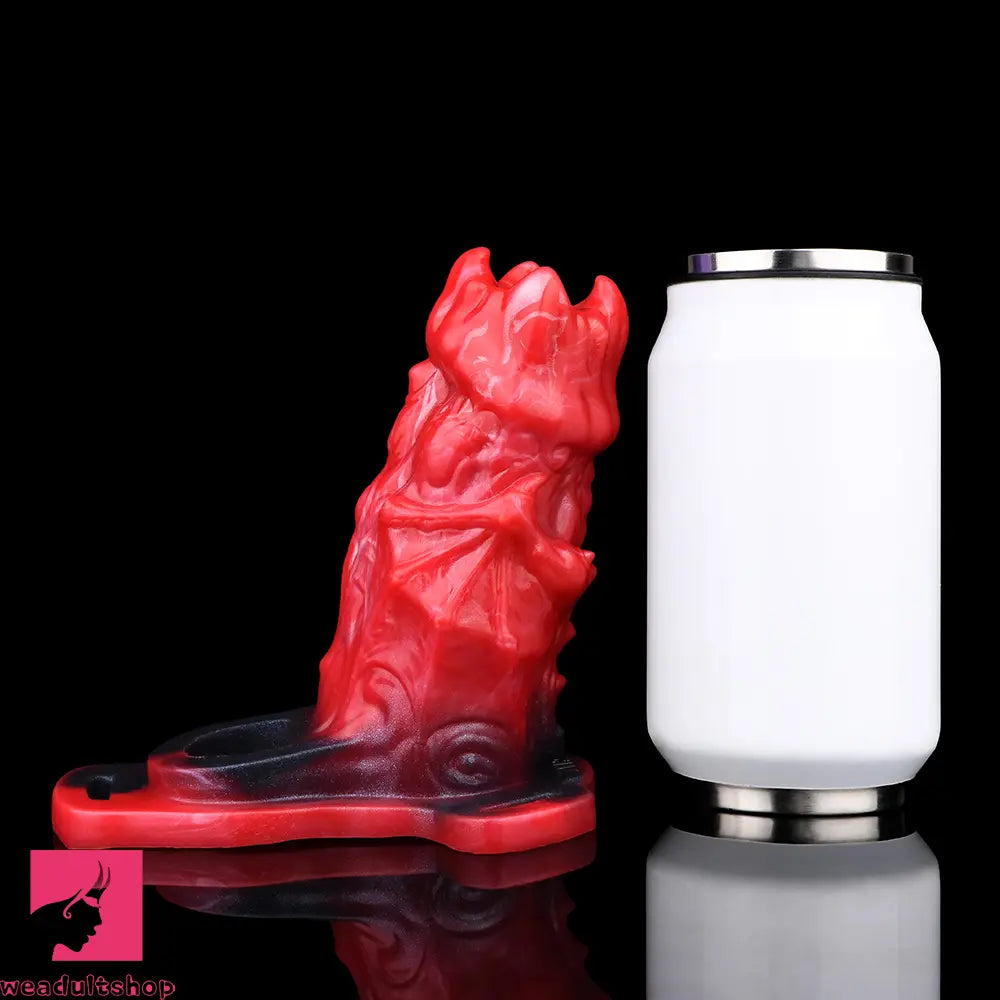 5.39in Hollow Dildo Silicone Soft Fantasy Odd Strap on Cock Sleeve Love