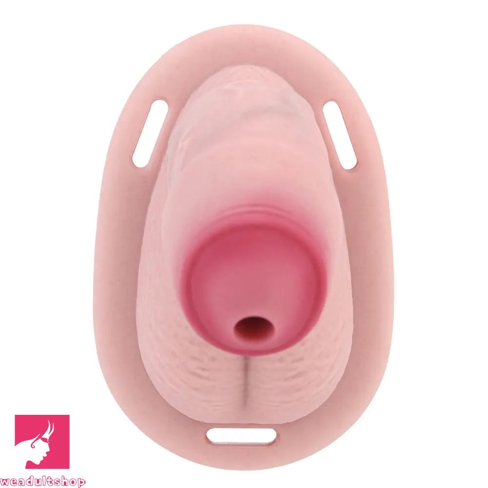 4.72in Real Hollow Chastity Cage Dildo Cock Masturbator Erotic Cock Love