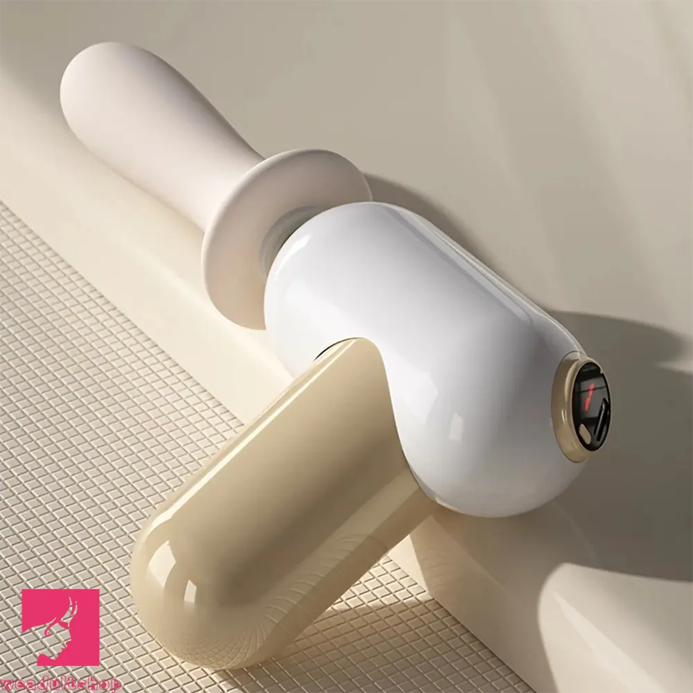 7.08in Thrusting Dildo Fuck Machine With Handle 8 Mode Telescopic Vibrating