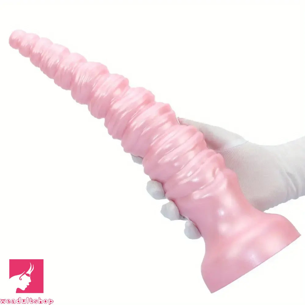 14.44in Silicone Ultra Long Threaded Deep Huge Thick Dildo For Clitoris