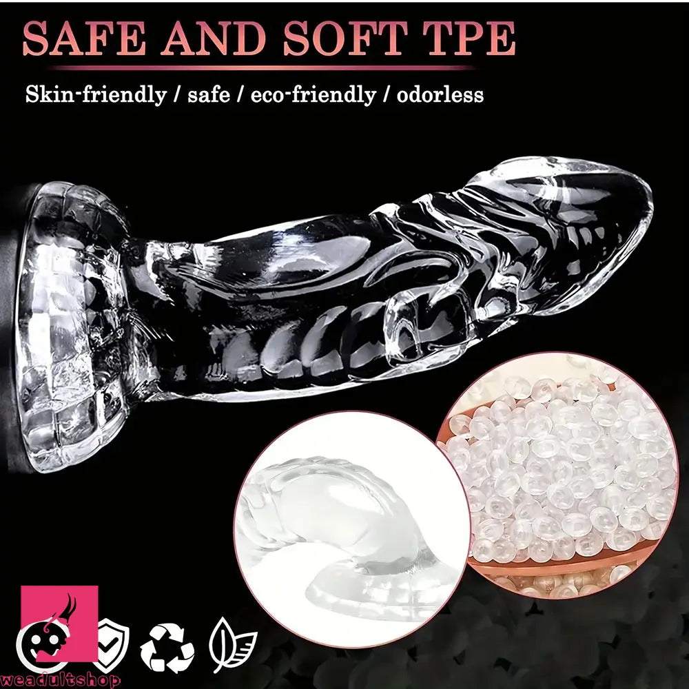 7.56in Butt Expander Adult Prostate Stimulation Monster TPE Dragon Dildo