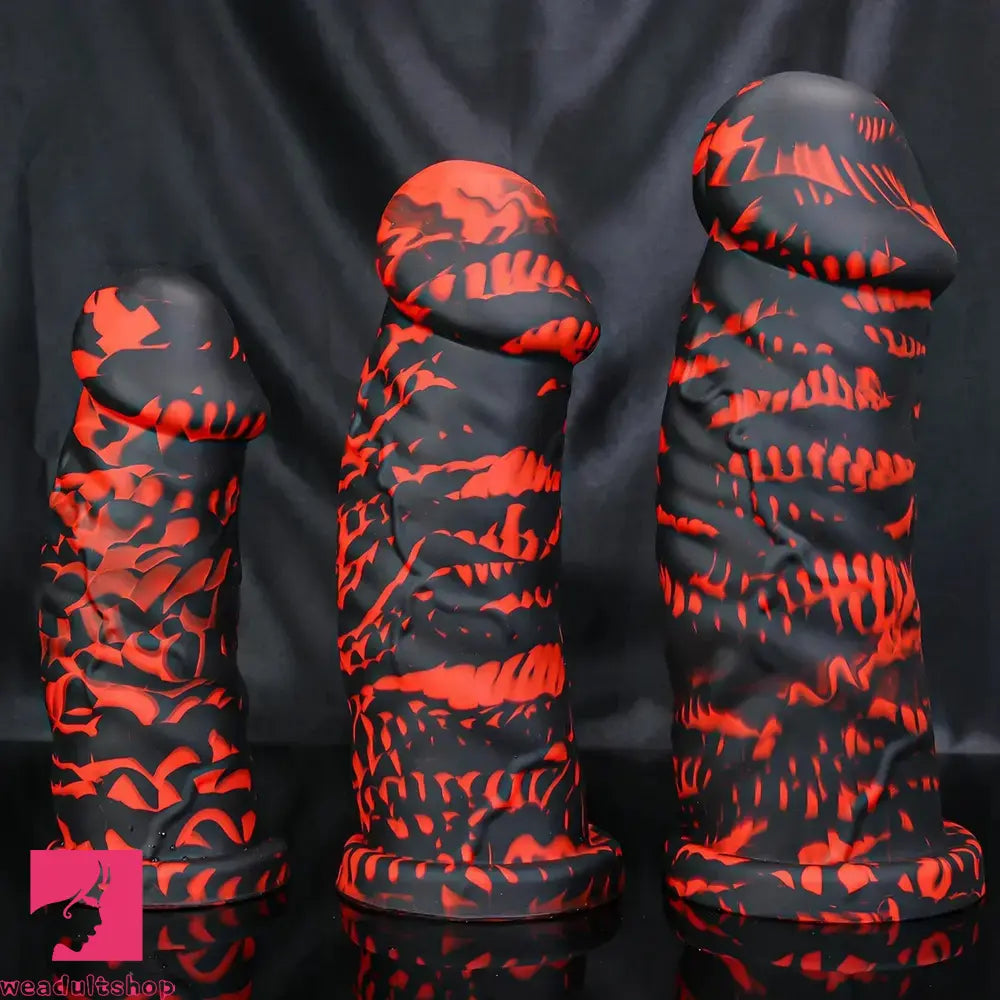 8.85in 10.62in 11.81in Silicone Mushroom Head Bold Thick Anal Fantasy Dildo