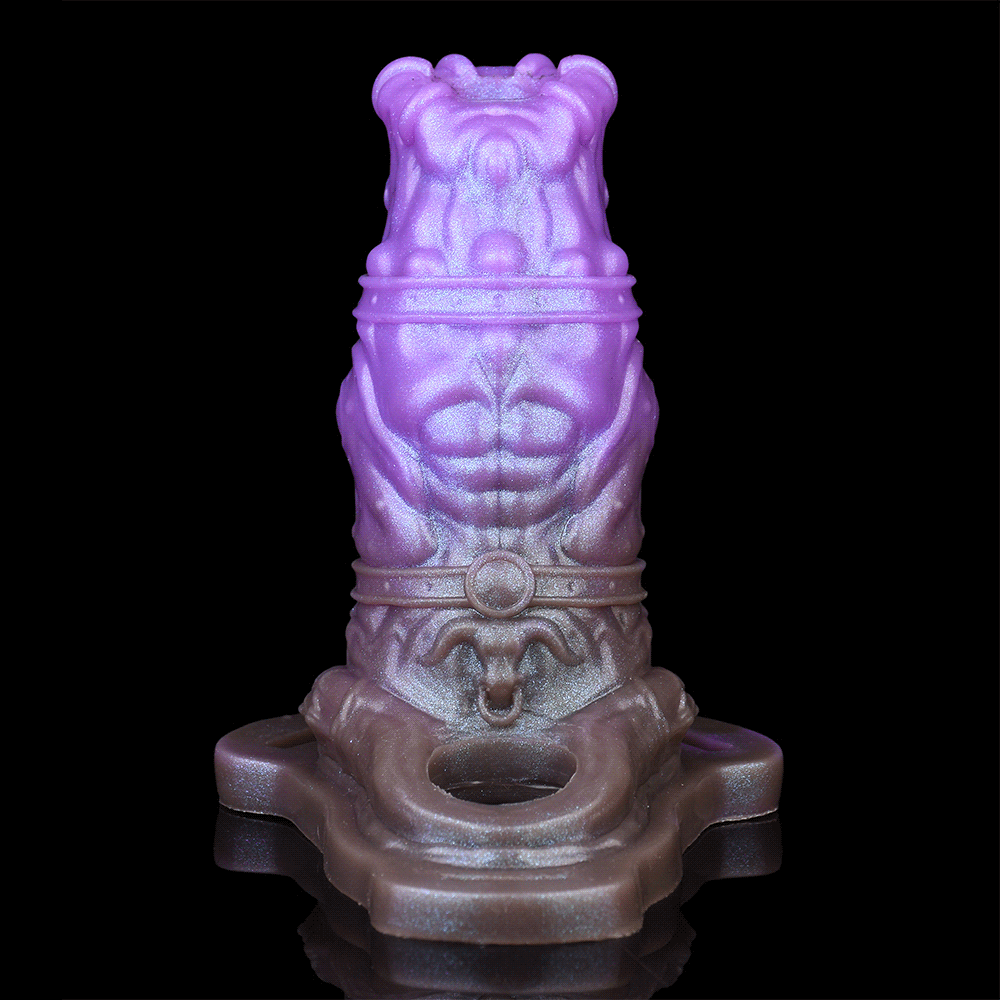 5.07in Dragon Beast Creature Fantasy Hollow Silicone Cock Dildo Sleeve