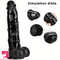 11in Thick Black Giant Solid Color Dildo Hand Wash Only For G Spot Toy