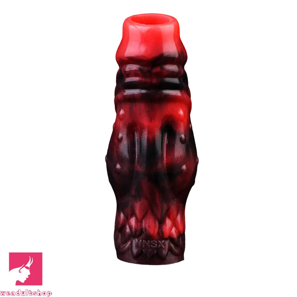 3.54in 4.72in 5.51in 6.69in Monster Scard Dildo Sleeve Cock Extender Toy