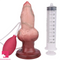 7.67in Liquid Silicone Dog Knot Squirting Dildo Water Spray Cock Sex Toy