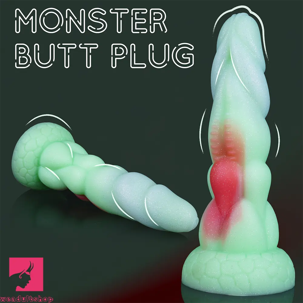 8.27in Animal Alien Liquid Silicone Monster Dildo Masturbator Erotic Cock