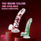 9.45in Realistic Silicone Confetti Dildo Flexible Hands-Free Sex Cock Toy