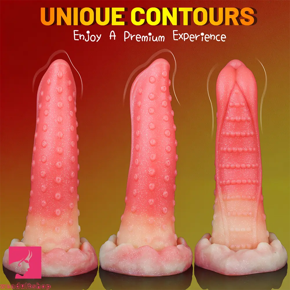 8.26in Soft Realistic Odd Shaped Silicone Penis Octopus Dildo For Sex