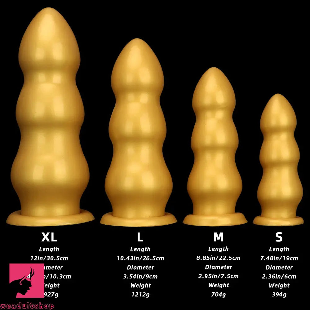 7.48in 8.85in 10.43in 12in Extra Large Gold Silicone Dildo Highquality Cock