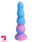 9.44in Starry Night Light Tentacle Anal Plug Cock Silicone Large Dildo