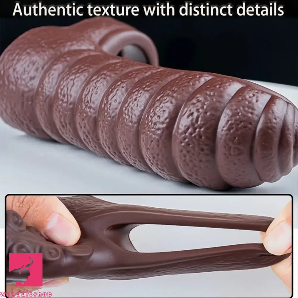 5.3in Soft Tentacle Dildo Sleeve Hollow Silicone Cock Sleeve For Cock Extend