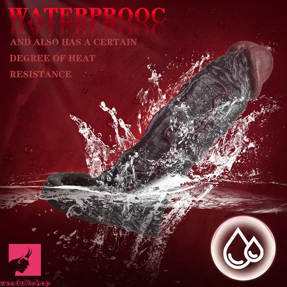 7.36in Soft Dildo Sheath With Ejaculation Ring For Pleasure & Discreet Toy