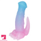 6.69in 9.44in Horse Dinosaur Luminous Monster Soft Dildo For Prostate