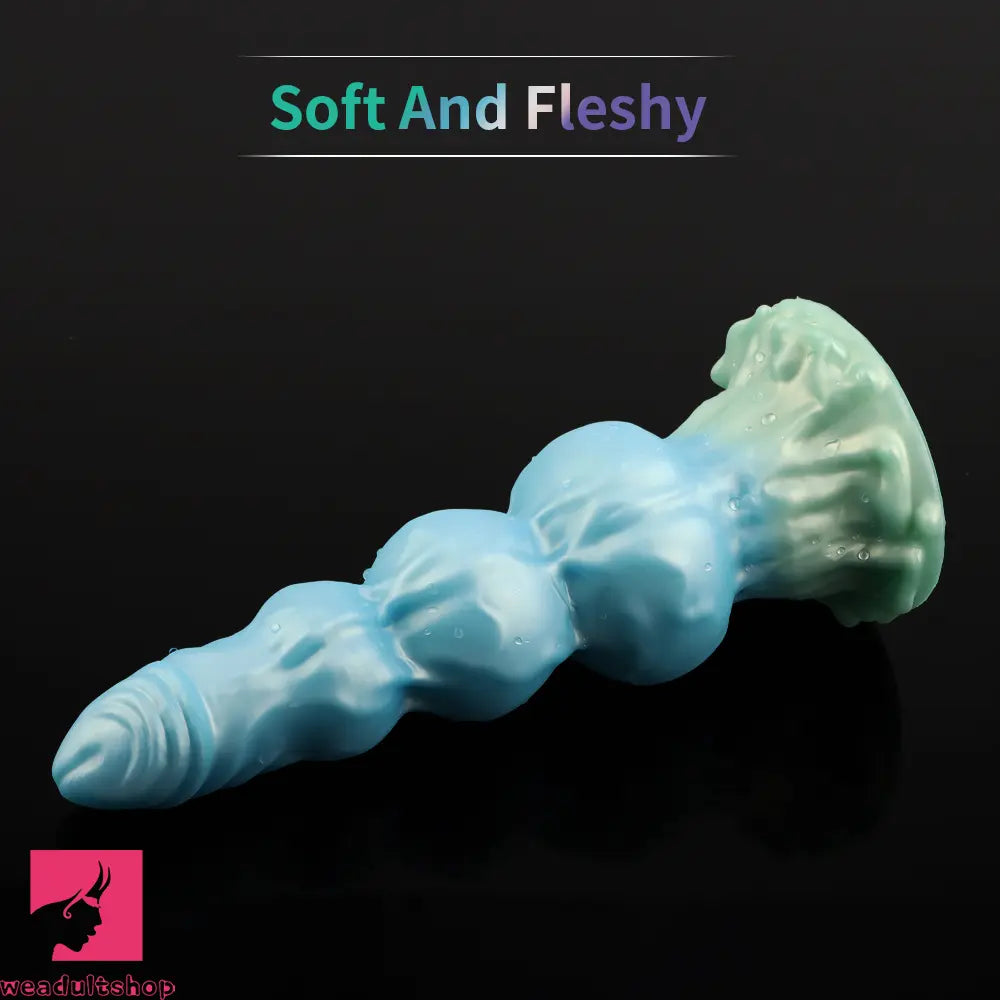 9.84in Knot Design Silicone Soft Big Silicone Large Fat Suction Cup Dildo
