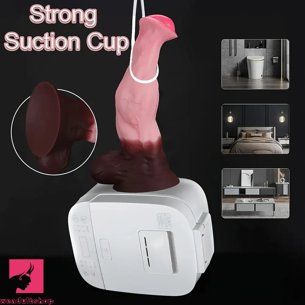 9.05in 10.62in 12.59in 14.96in Horse Knot Cock Dildo Big Silicone Soft Dildo
