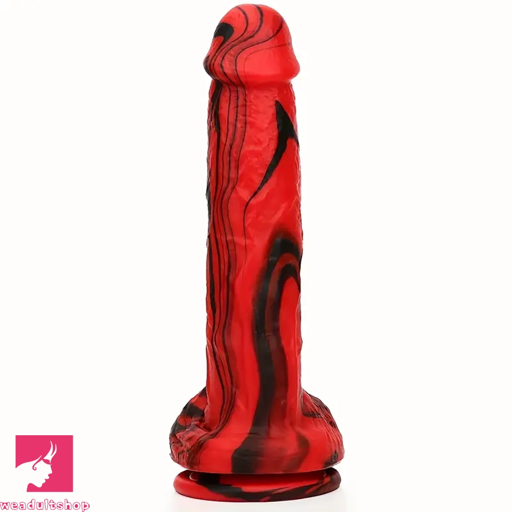 8.26in Realistic Body-Safe Silicone Dildo For Cock Anal Stimulation