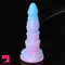 8.26in Silicone Soft Luminous Fantasy Dildo Woman Man Prostate Sex Toy