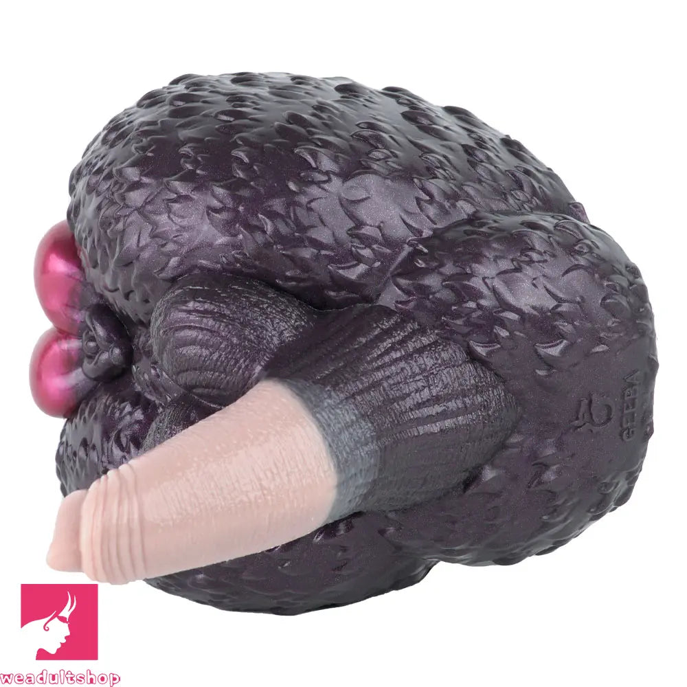 8.26in Dog Fantasy Silicone Dildo With Masturbator G-Spot Sensory Love