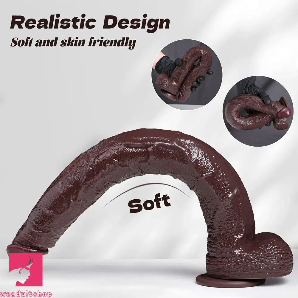 13.77in 15.75in Silicone Long Huge Realistic Dildo Anal Stimulation