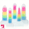 7.67in 7.87in 7.99in Transparent Luminous Dildo Realistic Anal G Spot Dildo