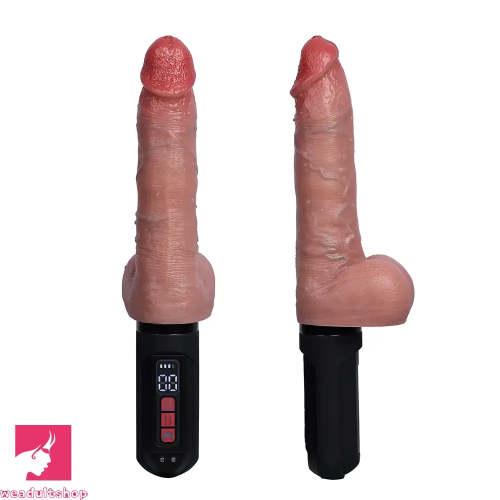 7.48in Upgrade Electric Dildo Machine Vibrating Thrusting Heating Dildo Toy