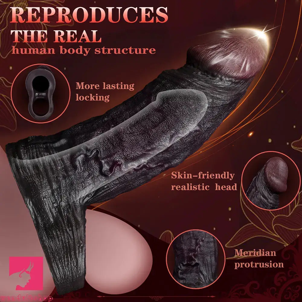 6.57in Durable & Reusable Design Dildo Sleeve For Enhanced Pleasure Love