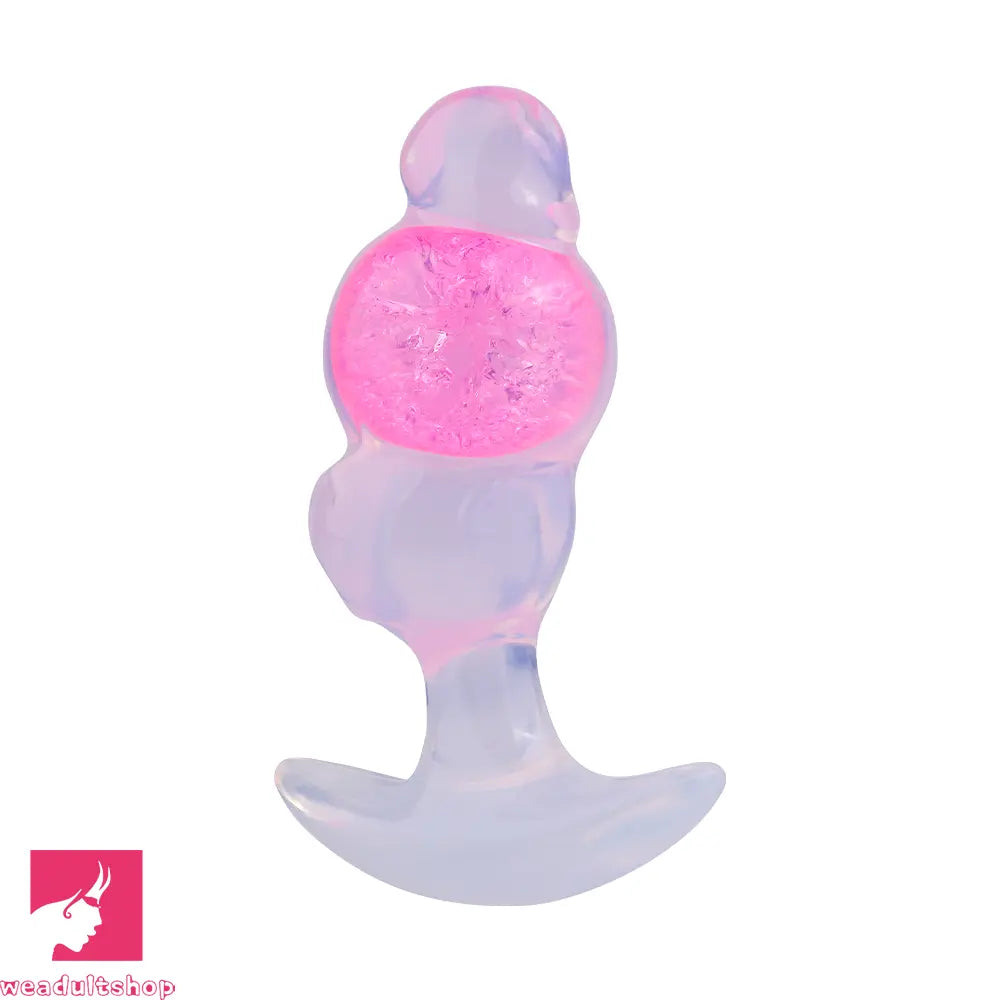 4.92in Silicone Anal Plug Dildo Realistic Design Masturbation Aid Toy