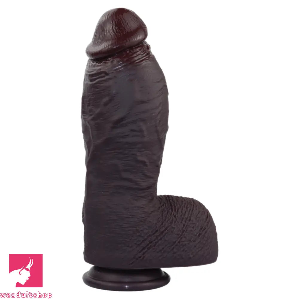 9.64in Real Skin Thick Big Dildo G-Spot Stimulator Anal Dilator Adult Erotic Toy