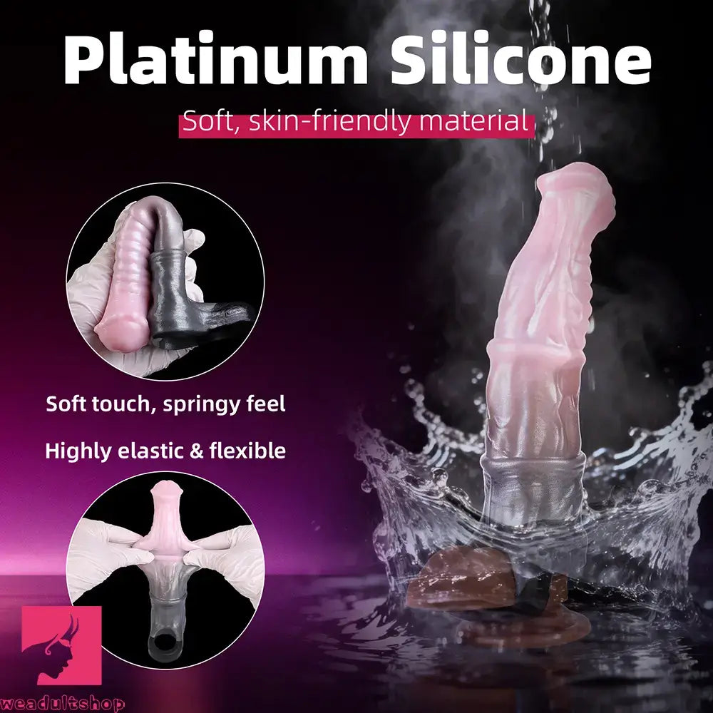 8.18in Horse Cock Hollow Dildo Sleeve Dildo For Enlargement Dildo Sleeve