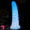 7.28in Luminous Soft Silicone Fantasy Dildo Silicone Dick For Anal Prostate