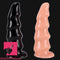 6.69in 8.66in 10.24in Exotic Wavy Anal Big PVC Dildo Cock Butt Plug