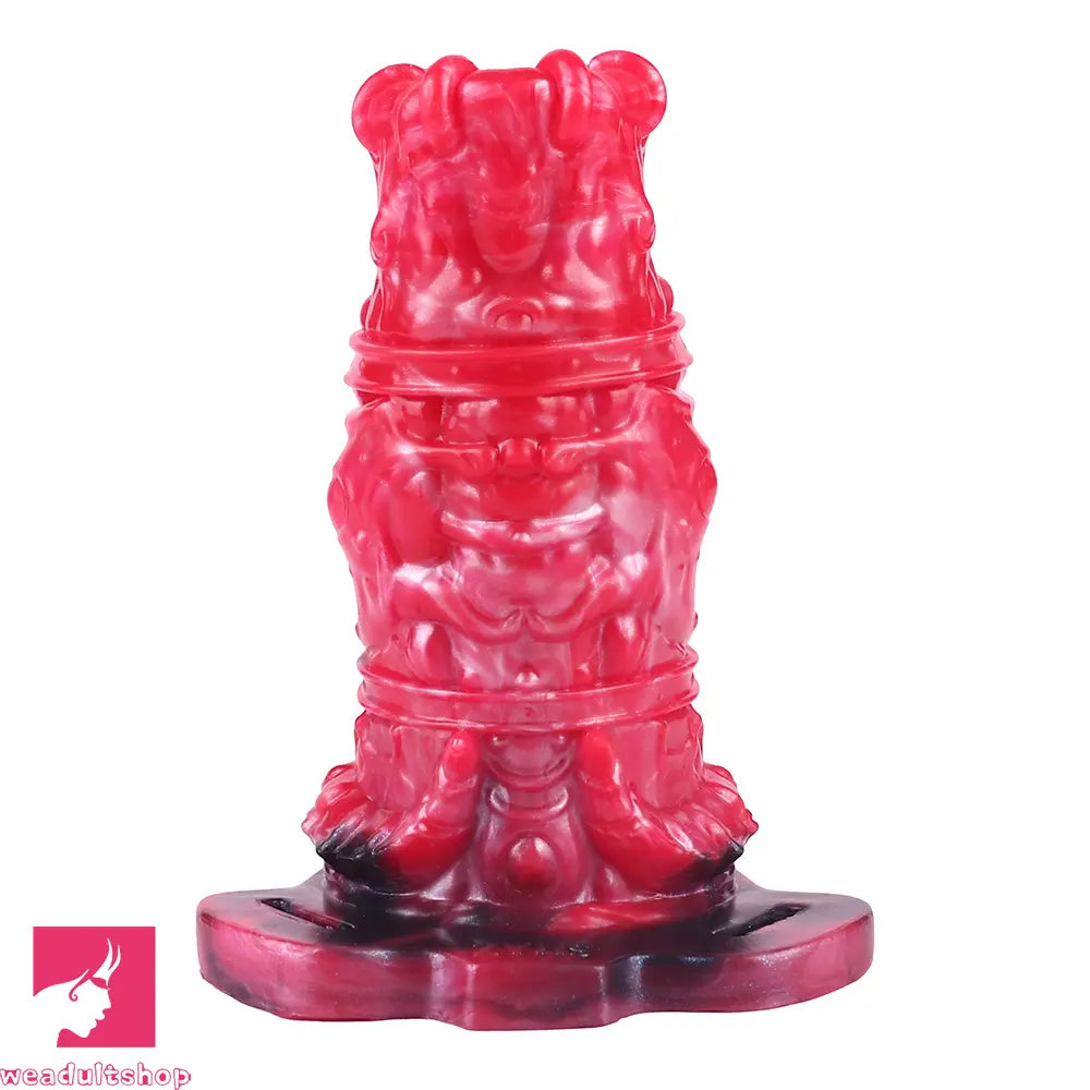 5.07in Hollow Dildo Keel Vibration Strapon Remote Cock Sleeve With Penis Ring