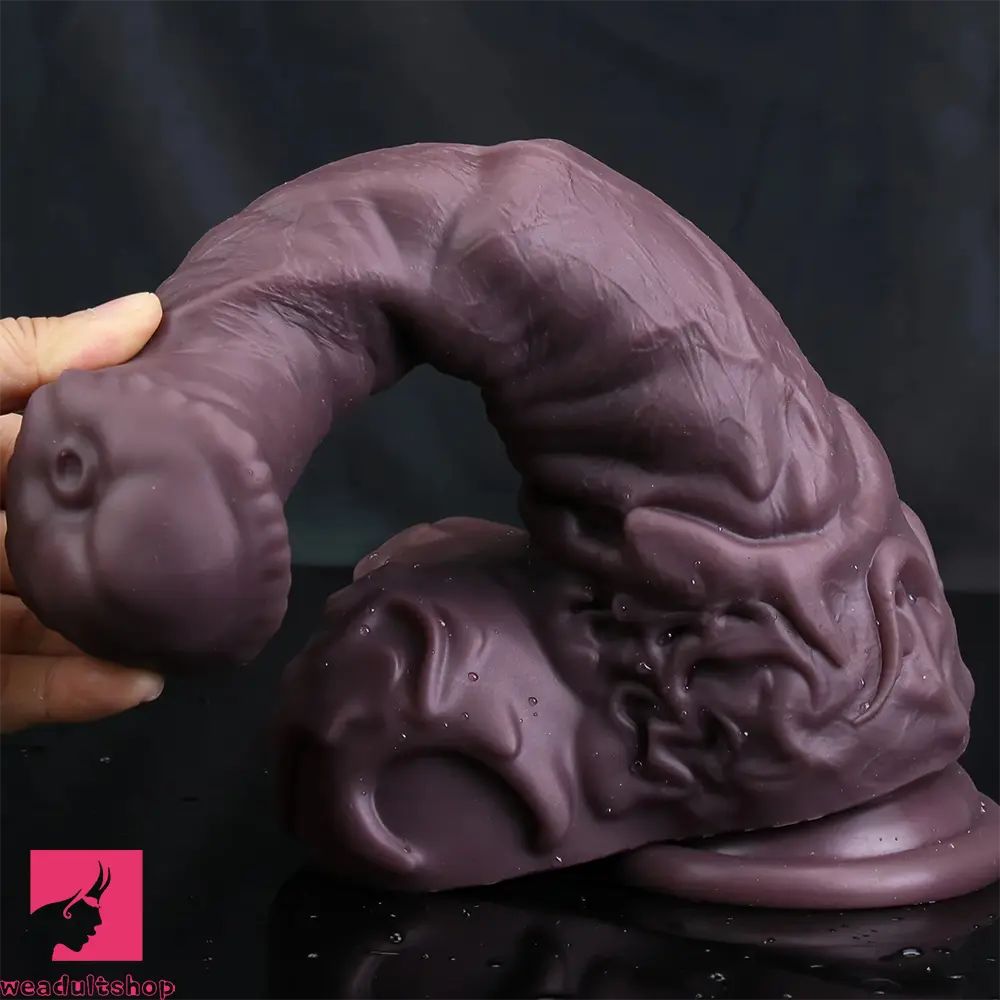 9.05in 10.62in Extra Large Horse Dildo with Pink Corundum & Purple Beginner