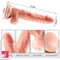 7.68in Realistic Dildo Female Vagina G-spot Stimulator Vaginal Massager